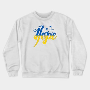 Hope for Ukraine Crewneck Sweatshirt